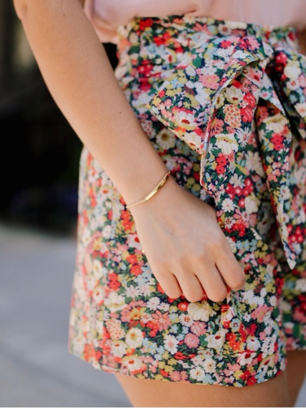 J. Crew X Liberty of London Floral Thorpe High Waisted Tie Shorts